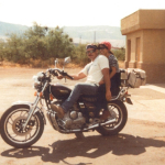 bill & martha hunt on ride. 1982